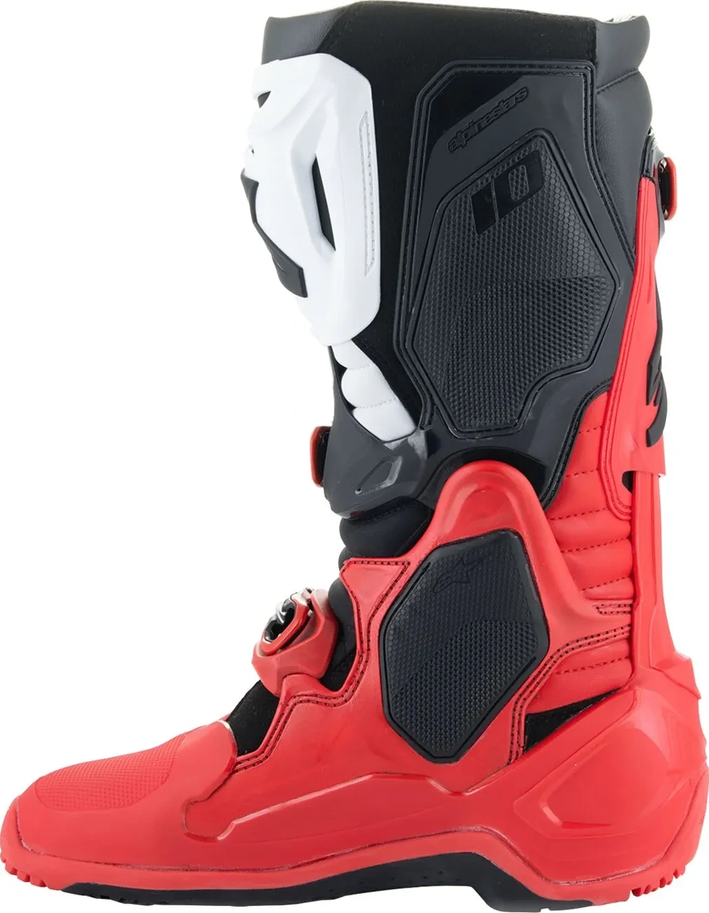 BOOT TECH 10 ENDURO BRIGHT RED/BLACK/WHITE 7