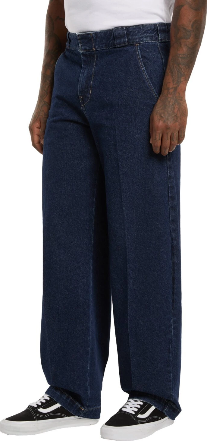 Dickies 877 Barrel leg work jeans, dark Blue, indigo, 30/34