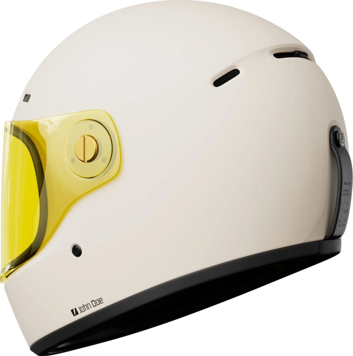 John Doe JD/ONE Frozen helmet, off White, White, XL, Matte