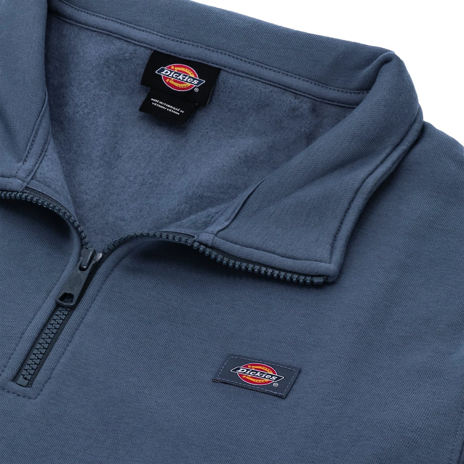 Dickies Oakport Quarter zip hoodie, indigo, M