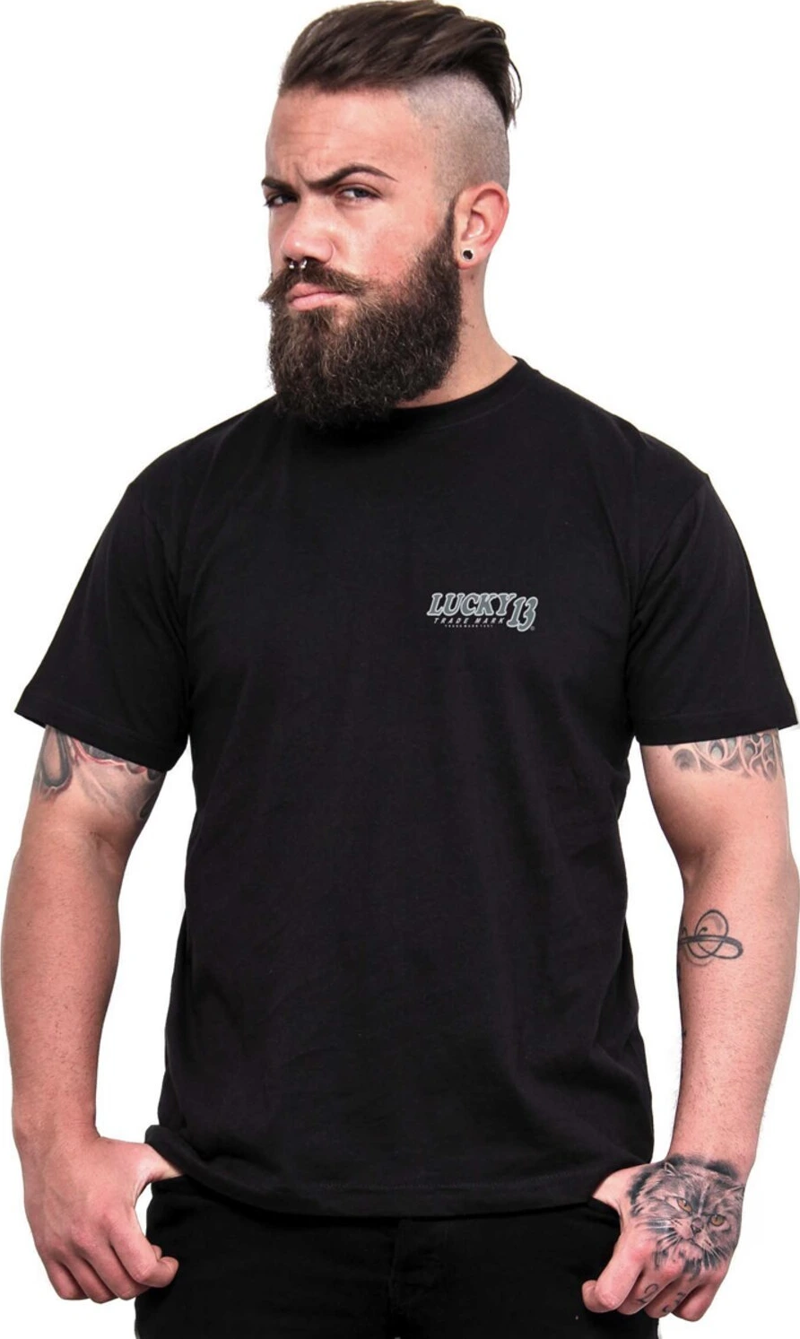 Lucky 13 Bad Mofo t-shirt, Black, S