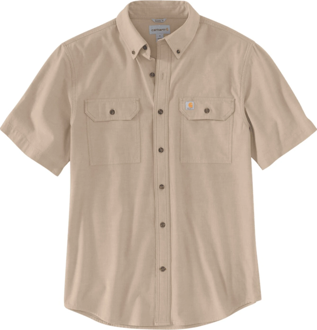 Carhartt Fort chambray shirt, dark Tan, Tan, 2XL