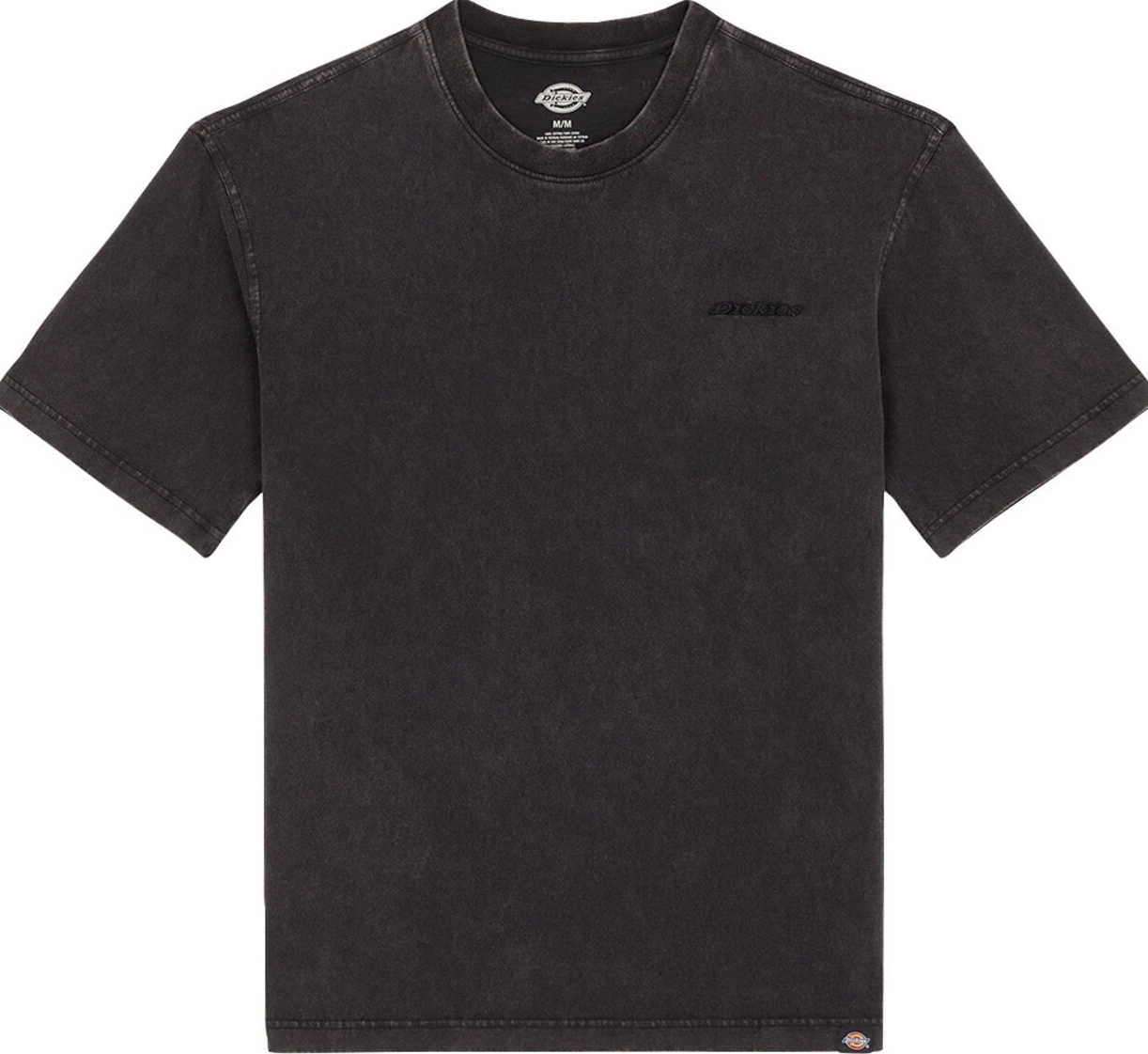 Dickies Plentywood t-shirt, acid wash, Black, M