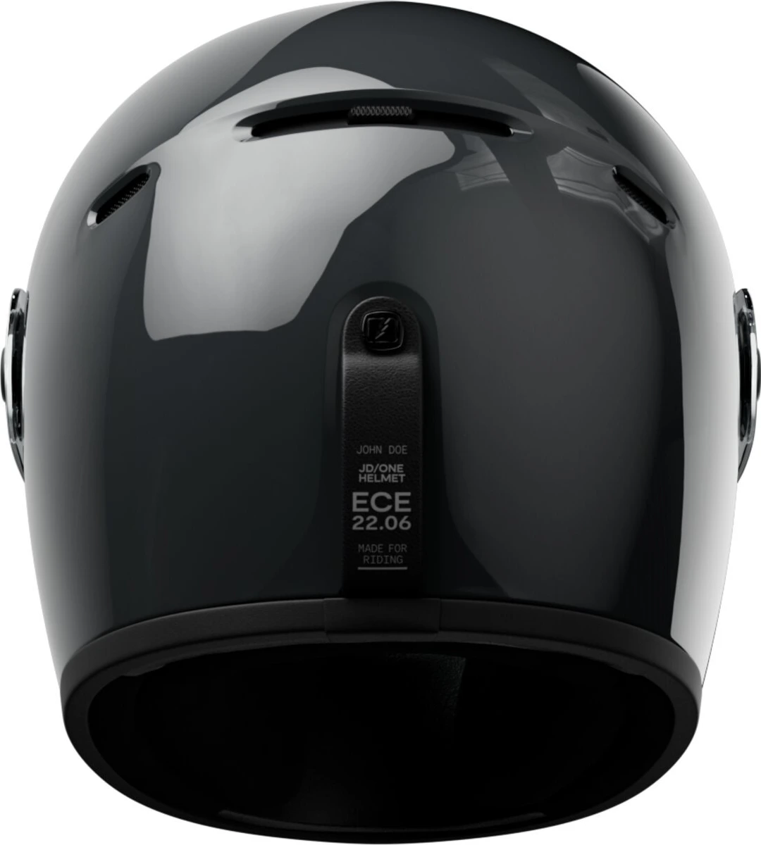 John Doe JD/ONE Signature helmet, Black, grey, XS, Gloss