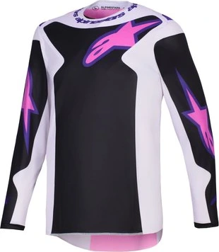 Alpinestars Jersey Fluid Grid Black/Gray/Purple, XXL