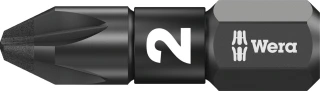 Wera 1/4" bit for Pozidriv screws Impaktor PZ2