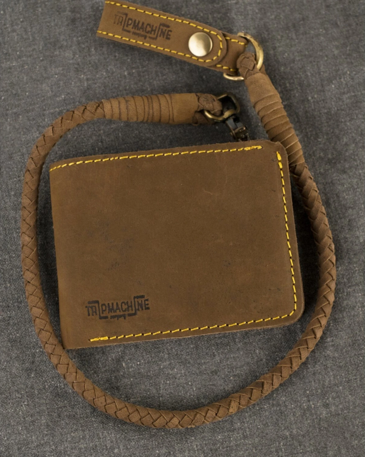 Trip Machine Guitarists wallet, tobacco