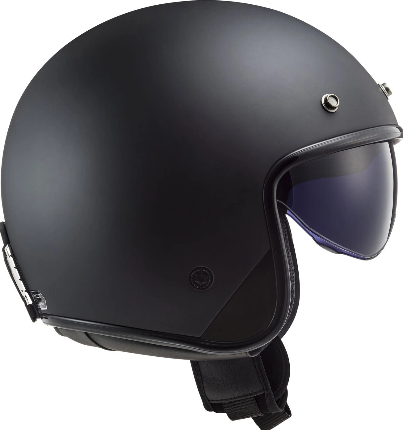 LS2 Bob II Solid helmet, Black, XS, matt