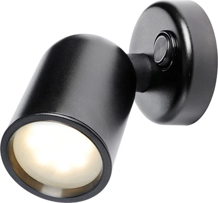Articulated spotlight black LED