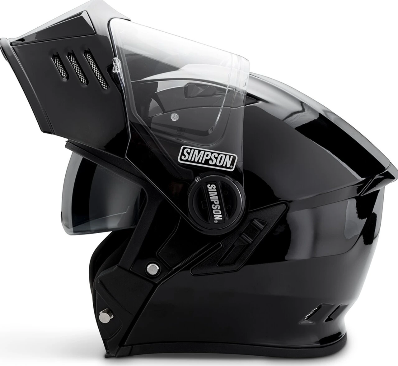 Simpson Darksome helmet, black metal, M, Gloss