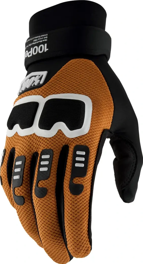 GLOVES LANGDALE BLACK/TAN - S