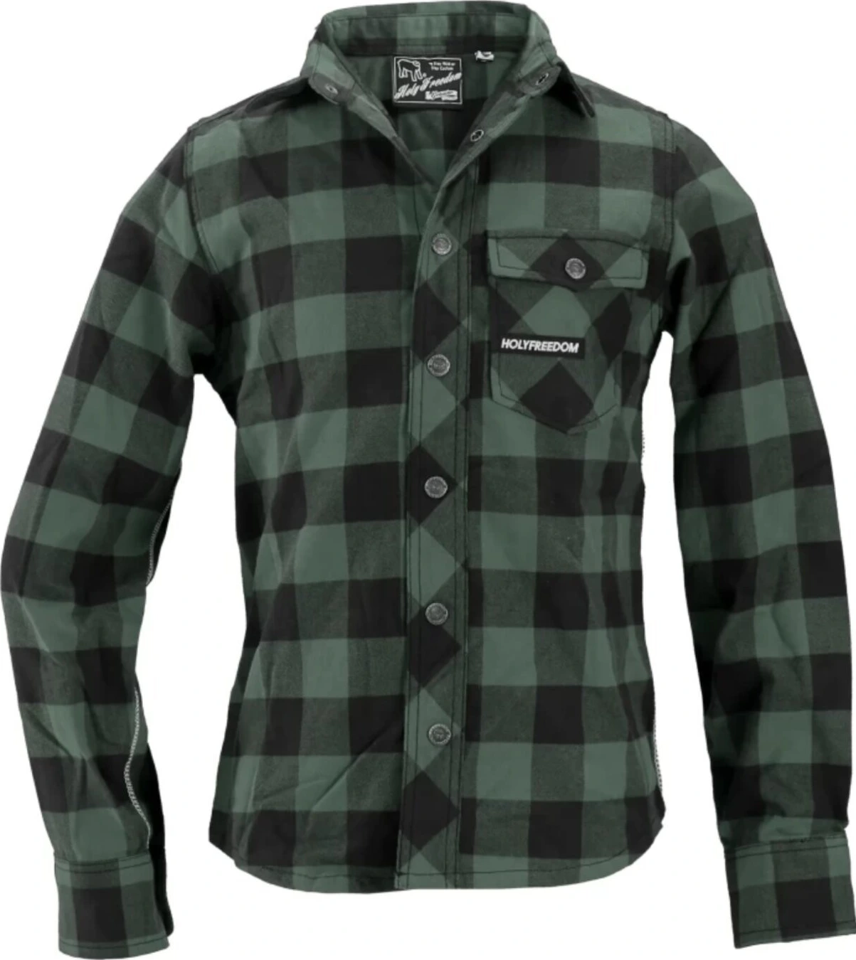Holy Freedom Jessie James Flannel shirt, Green, M