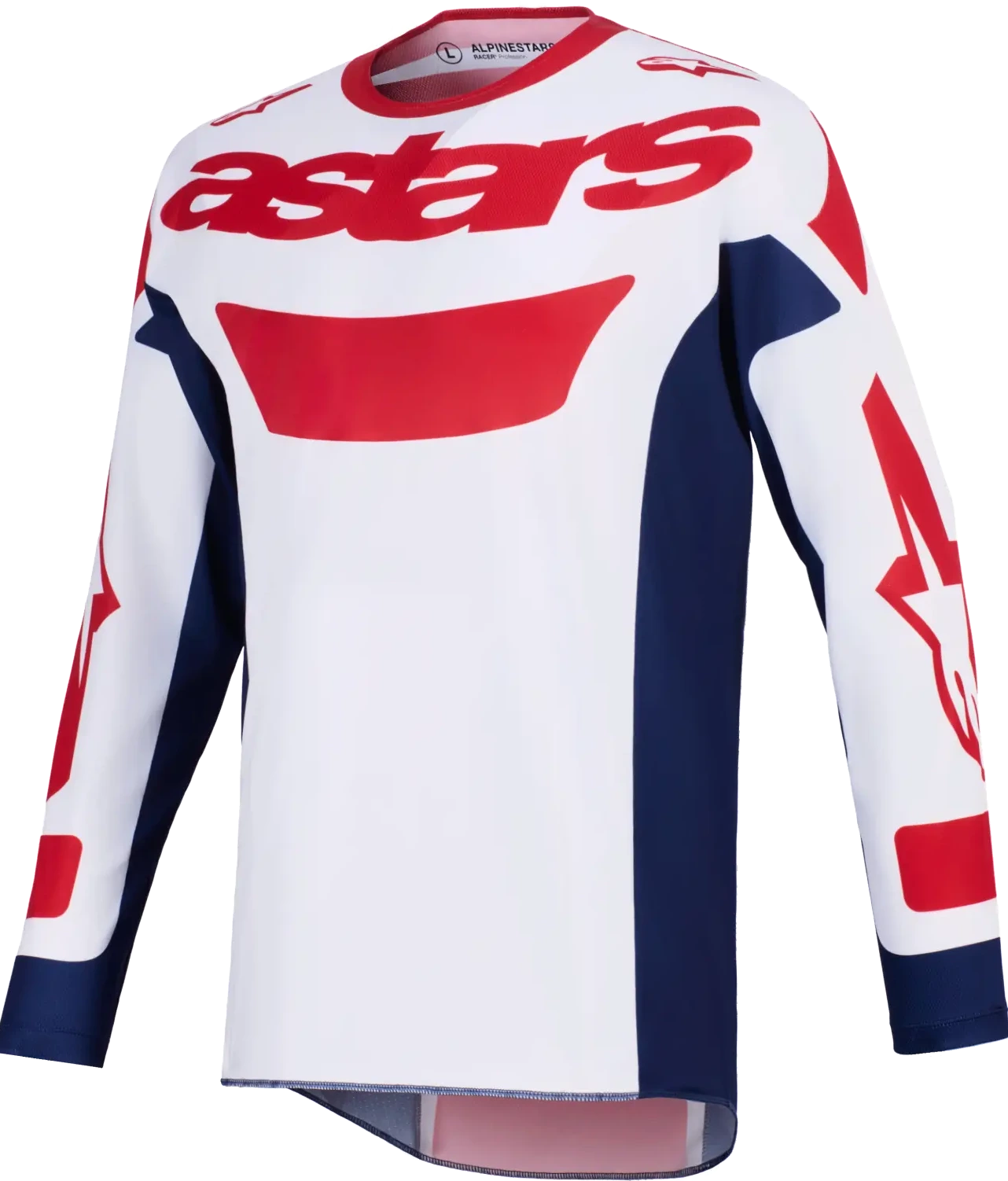 JERSEY RACER RIWAY WH/BLUE/RED L