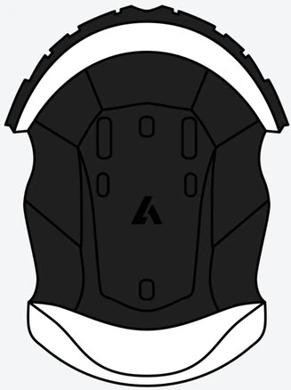 Airoh Strycker Crown Padding, M 15+10mm