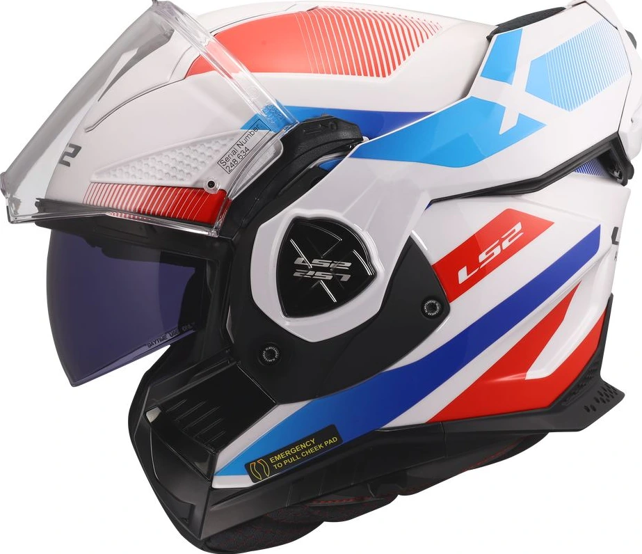 LS2 FF901 ADVANT X NOVA Helmet - White Blue Red, L