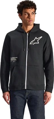 Alpinestars Hoodie Transverse Black/Red, M