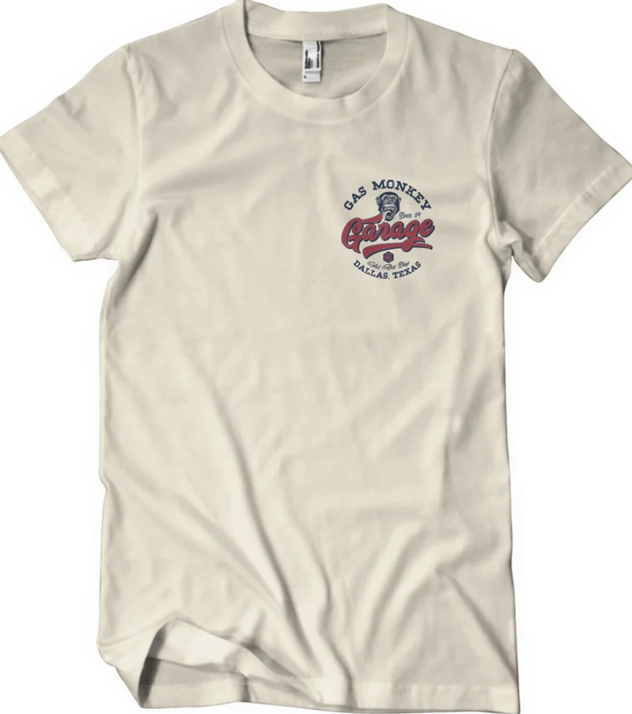 GMG Hot Rod Shop Logo t-shirt, Khaki, XL