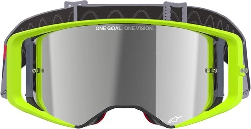 Alpinestars Goggle Supertech CORP YELLOW FLUO Red/ Mirror SILVER