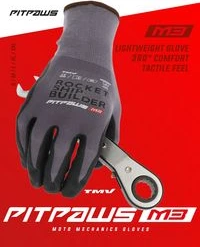 TMV Pitpaws gloves Black "Rocket ship builder" XL