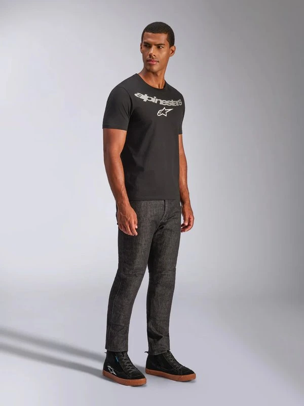 Alpinestars T-Shirt Collared SS CSF Black, XXL