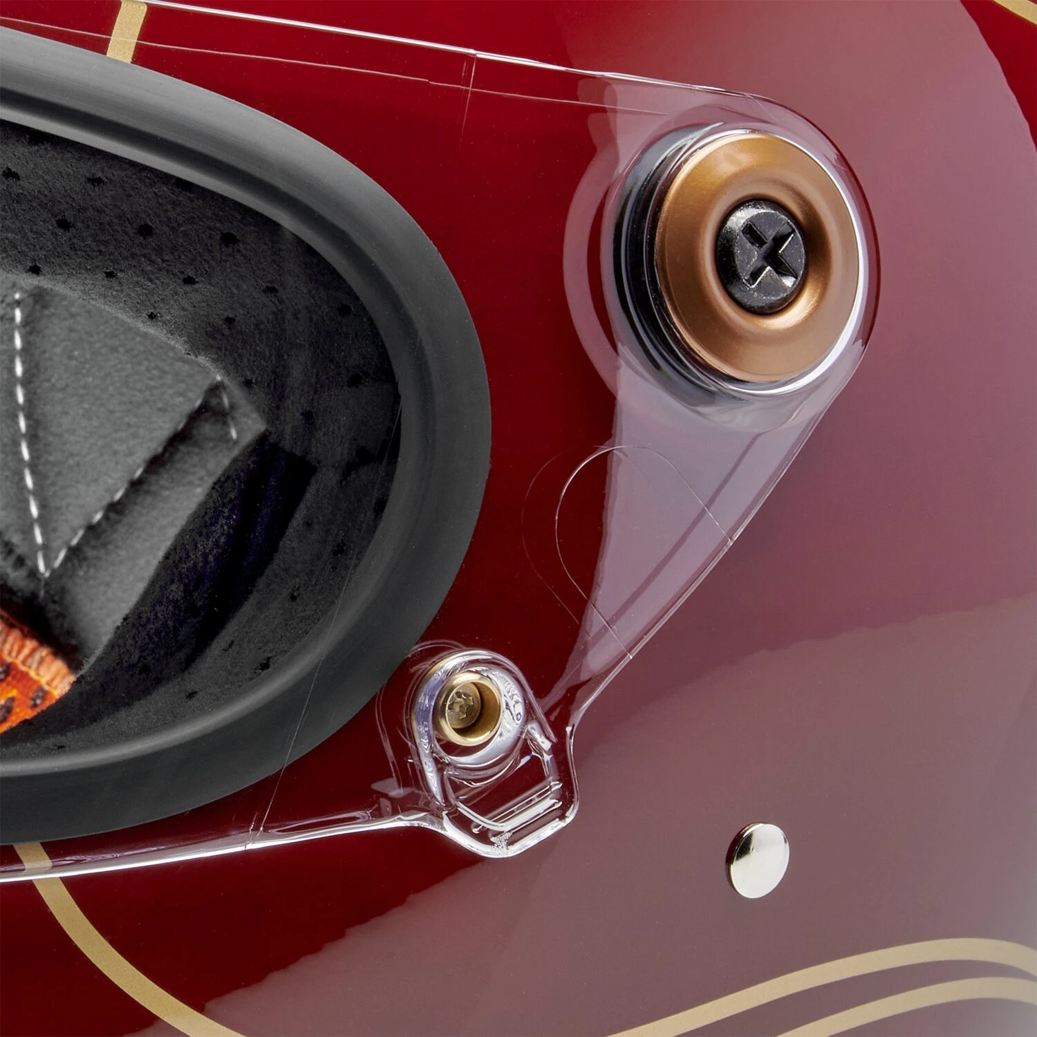 Biltwell Gringo S helmet, garnet Red, Red, flames Red, Gloss