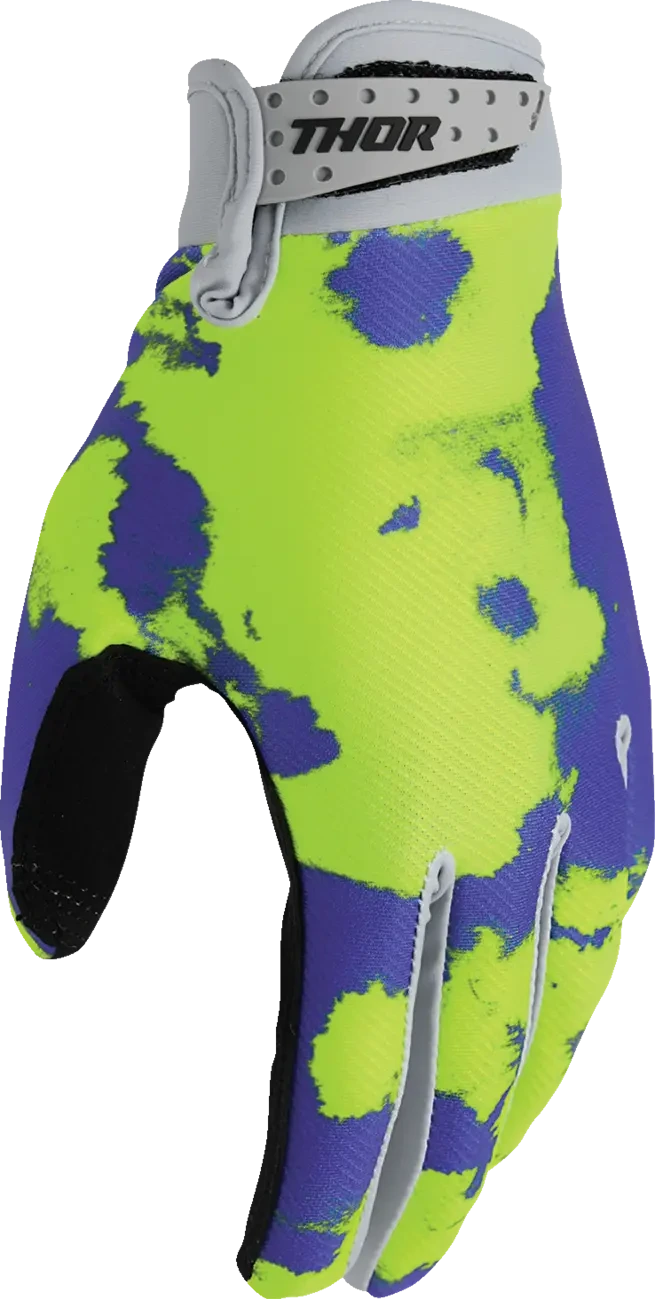 GLOVES LAUNCHMODE BLEACH GRAY/ACID XS