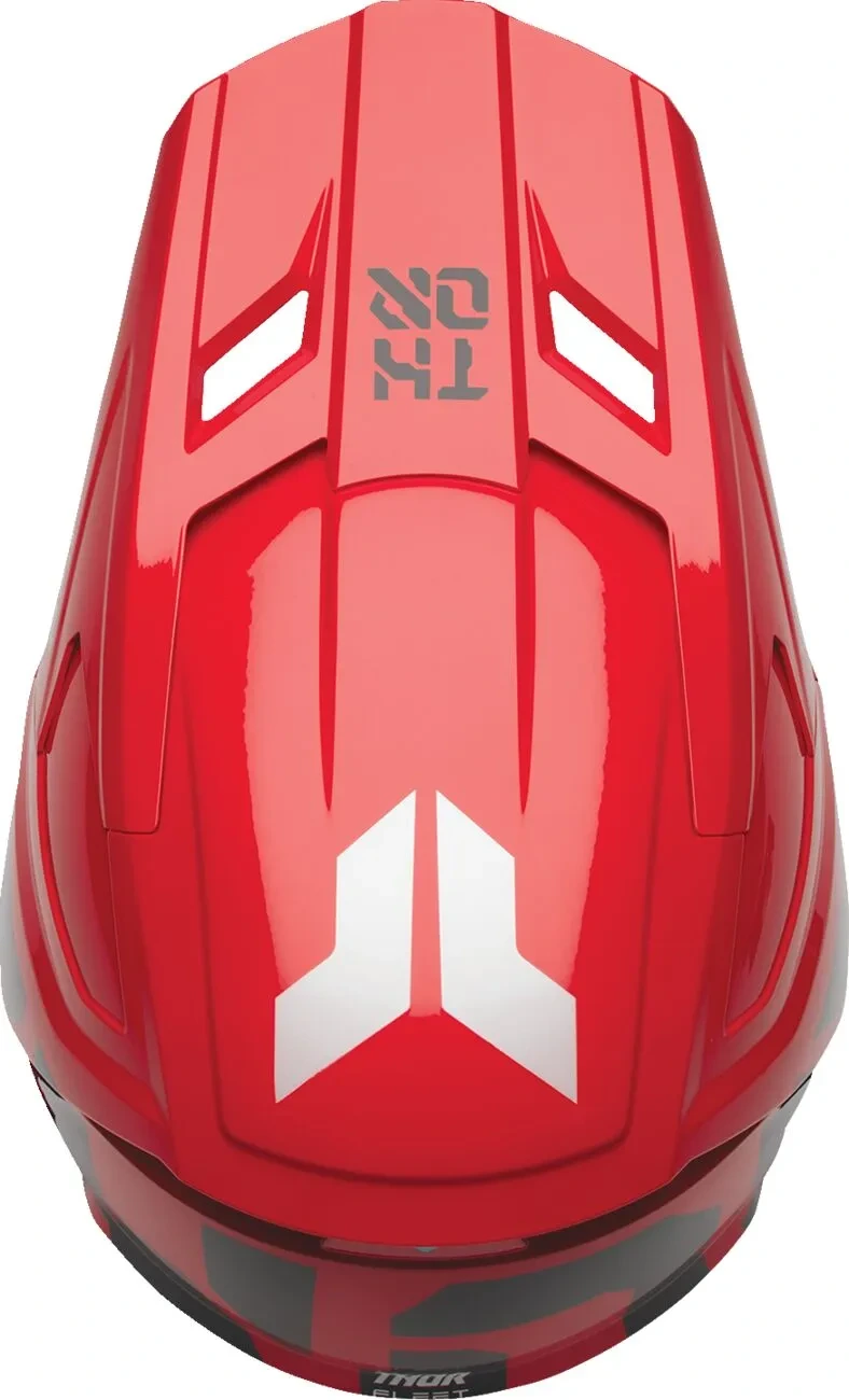HELMET FLEET YOUTH FORGE RED S