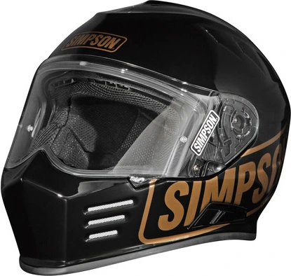 SIMPSON Helmet Venom Logo ST black, S