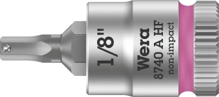 Wera Zyklop 1/4" Hex socket bit w/ holding function US sizes