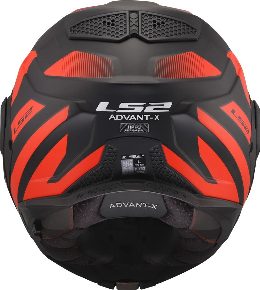 LS2 FF901 ADVANT X NOVA Helmet - Black Red, L