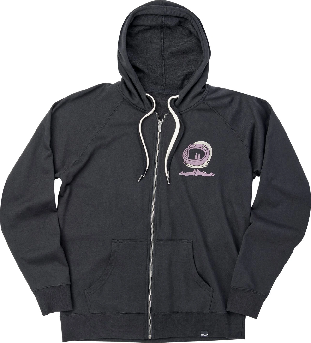 Biltwell Shorty zip hoodie, Black, S