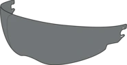 SIMPSON Darksome/Venom Inner Sun Visor Dark Tint