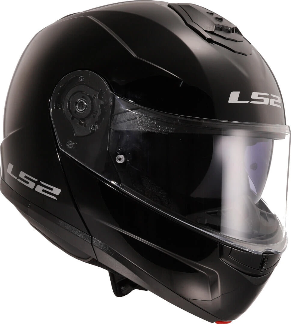 LS2 FF908 STROBE II Solid helmet - Gloss Black, 3XL