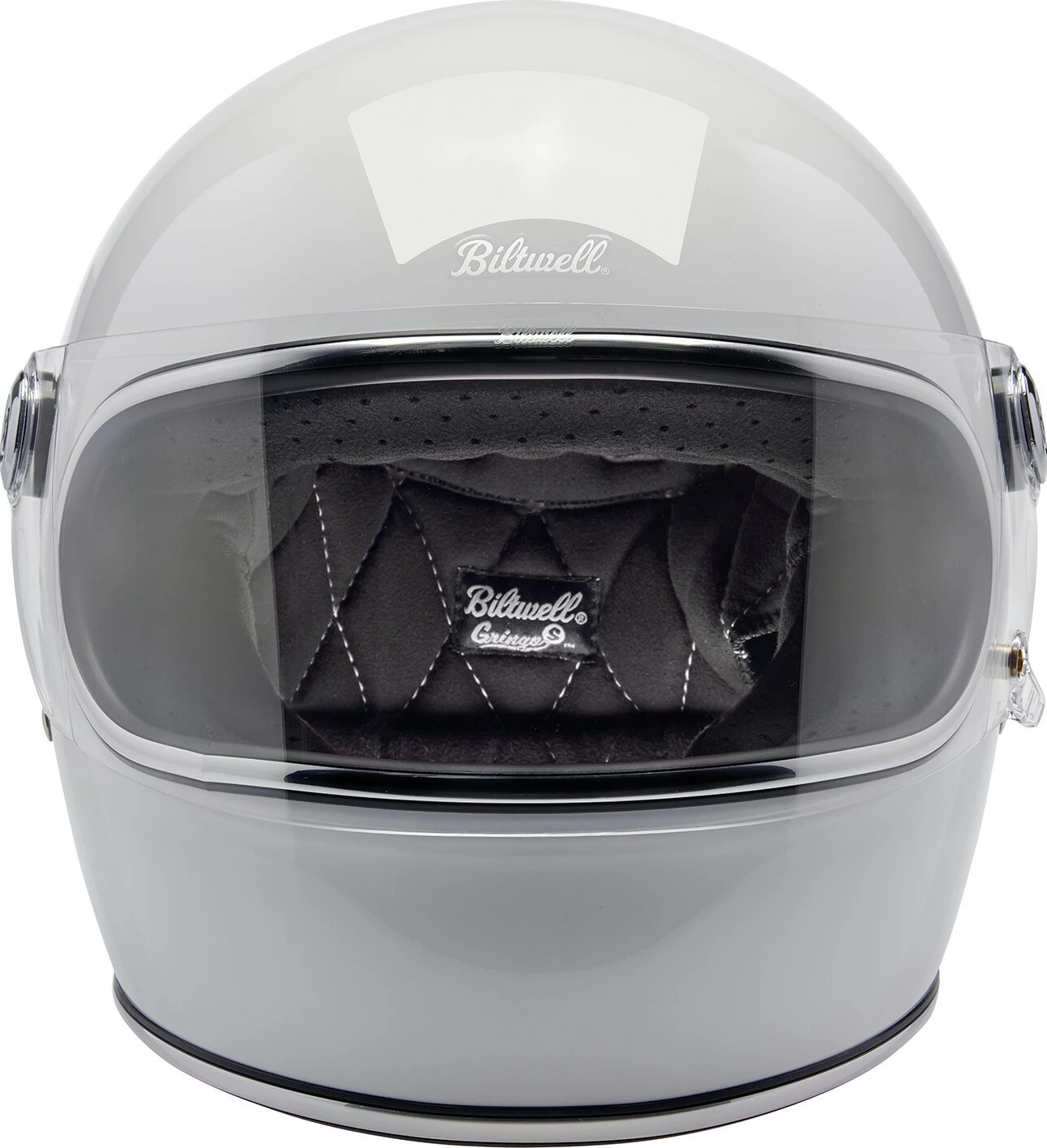 Biltwell Gringo S helmet, White, XS, Gloss