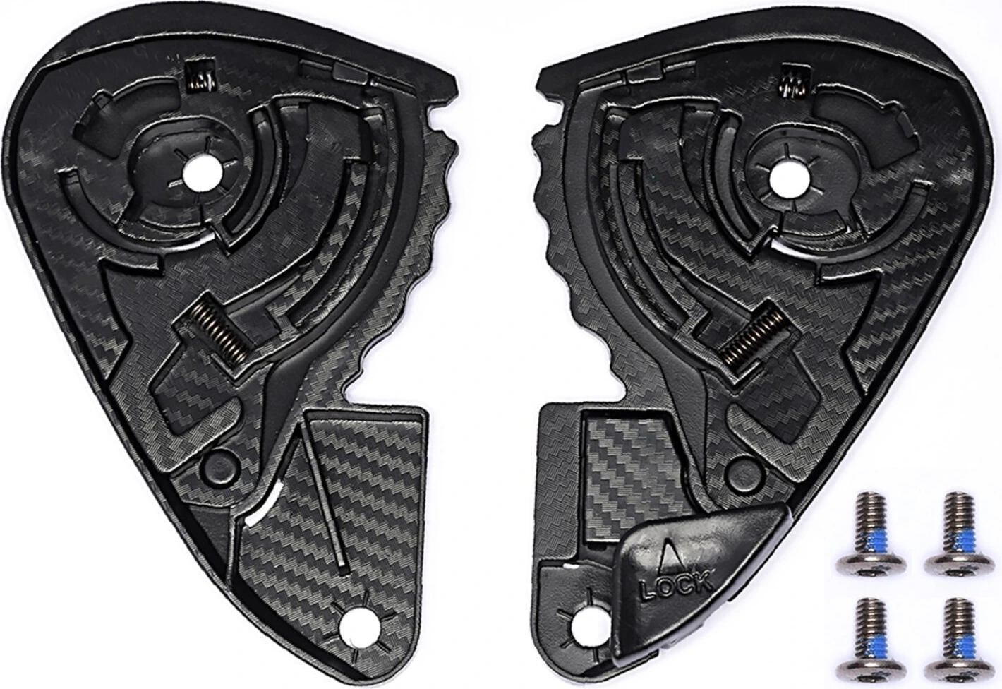 Simpson Visor fitting kit for Venom, Black