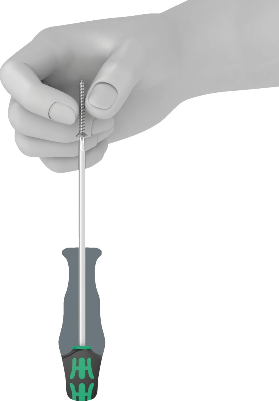 Wera HF T formos rankena TX25 Torx® atsuktuvas serija 467, chromuotas, 100 mm