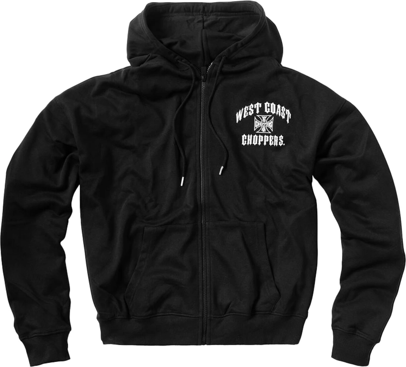 WCC Iron Oversized zip hoodie, Black, M