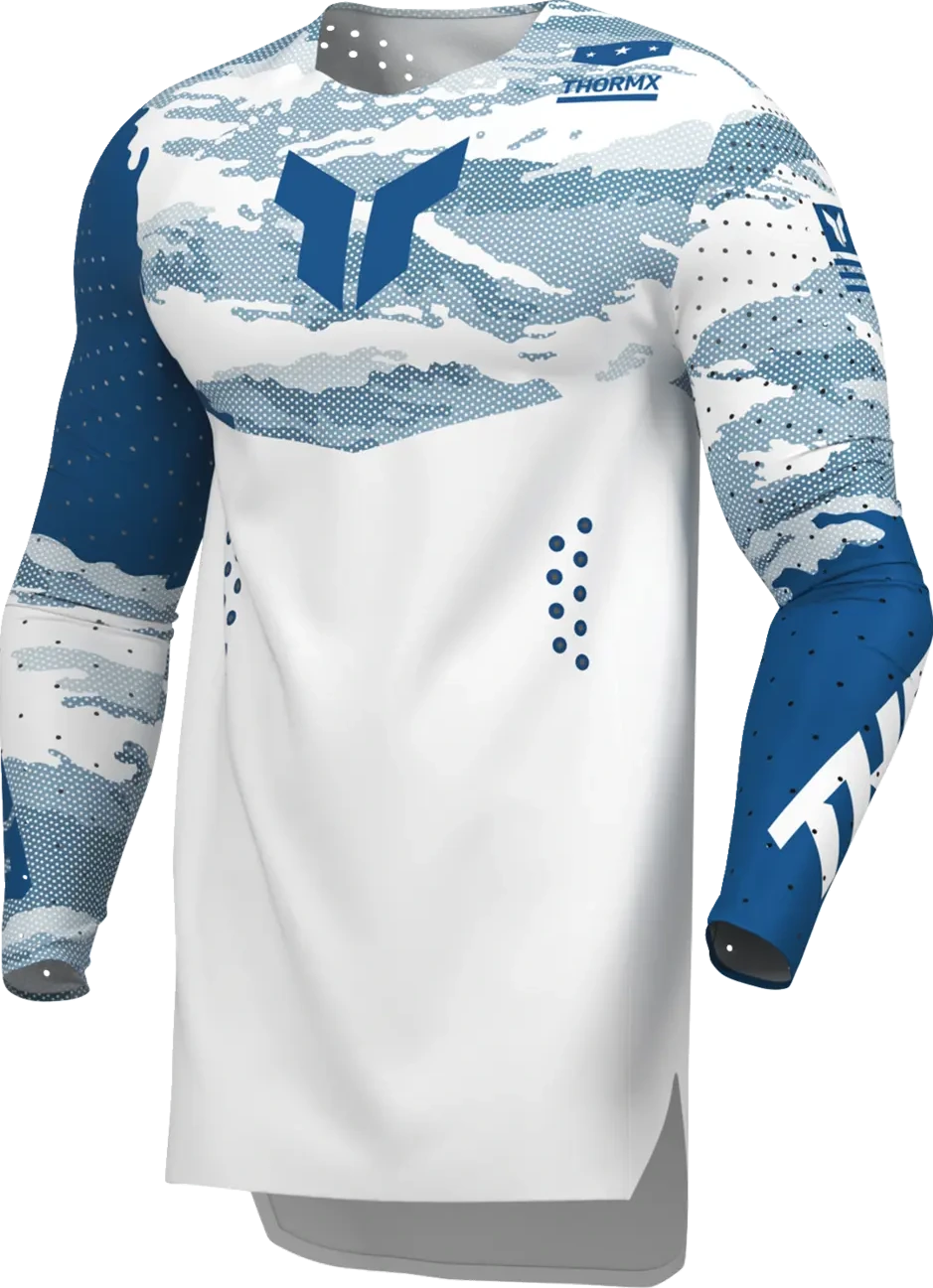 JERSEY SPORTMODE RECON WHITE/BLUE MD