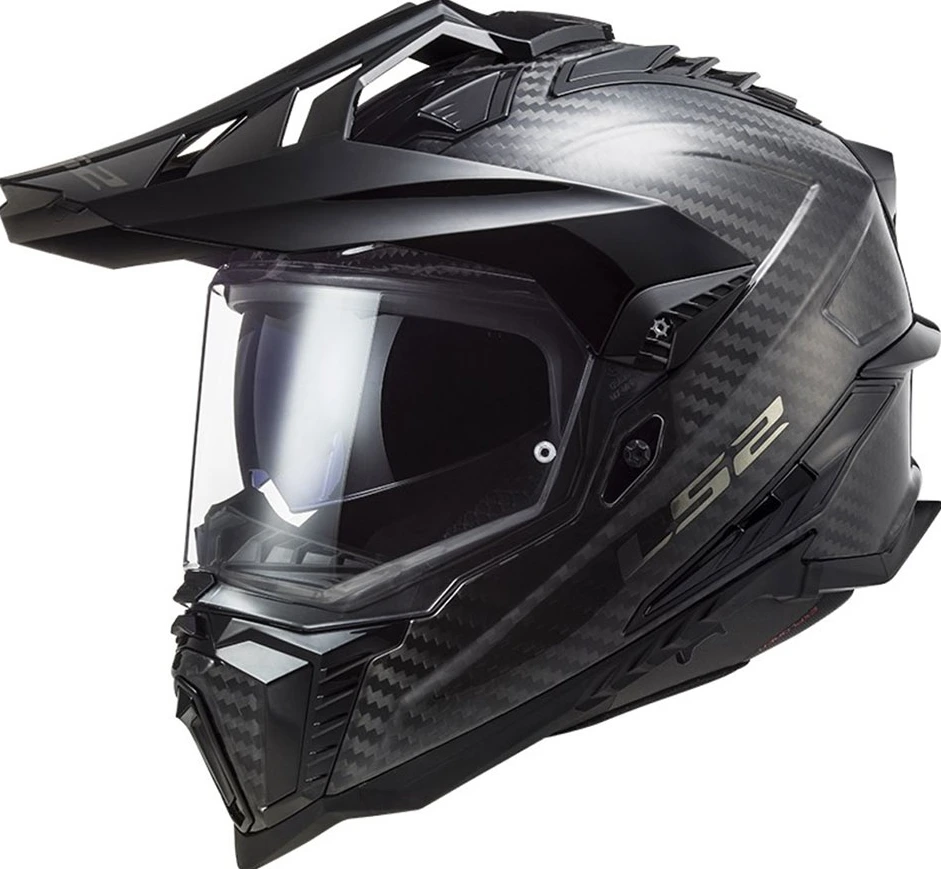 LS2 MX701 C EXPLORER Solid helmet - XL, Gloss Carbon