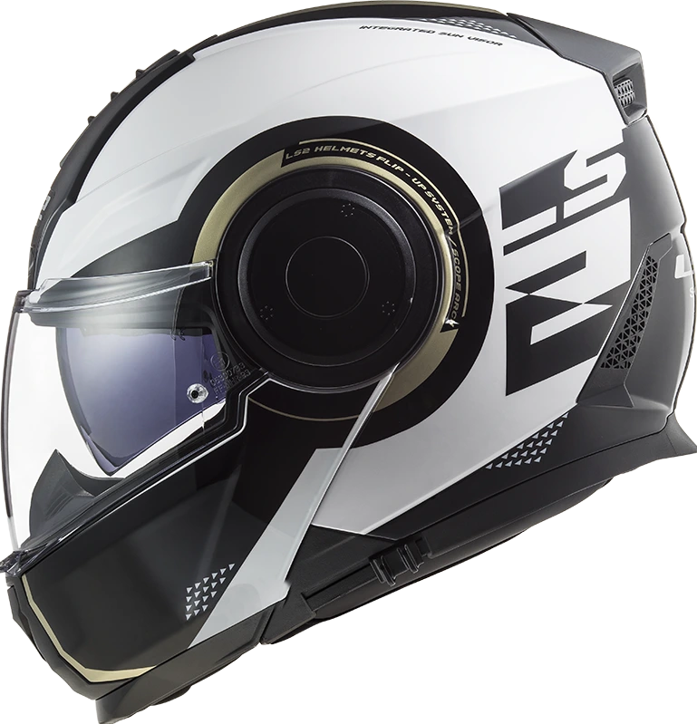 LS2 FF902 SCOPE ARCH helmet - Gloss White Titanum, XL