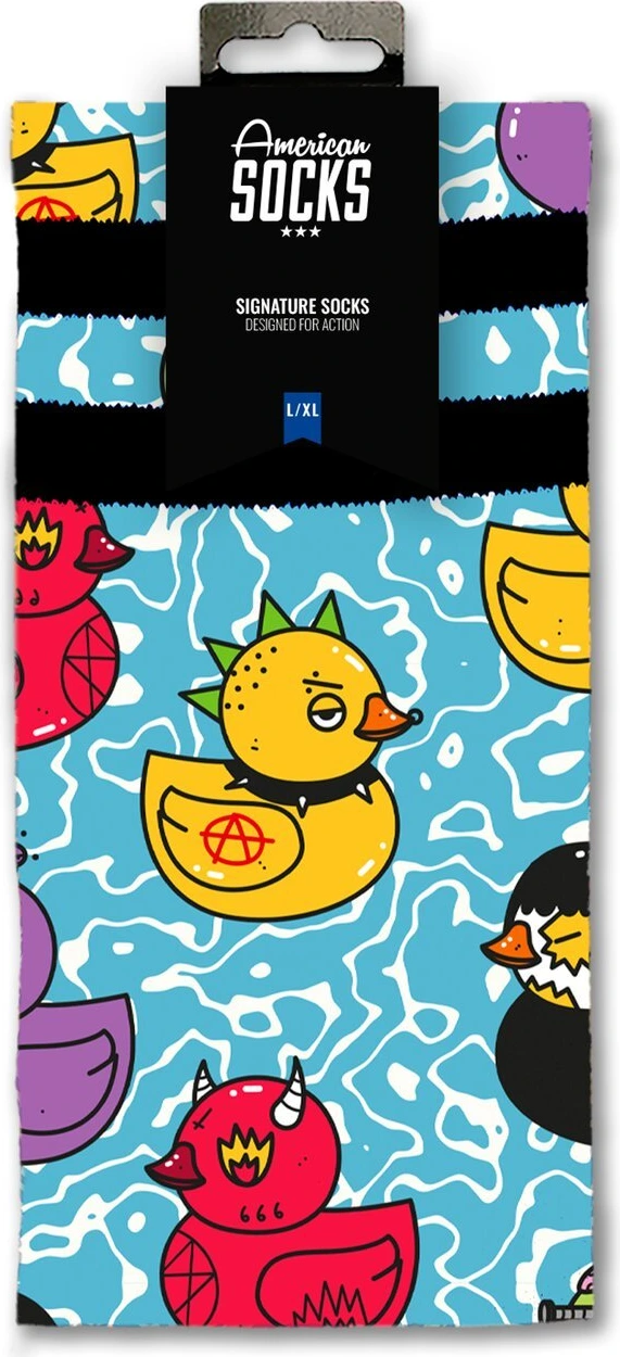 American Socks Tub Duck Signature socks, Blue, L/XL