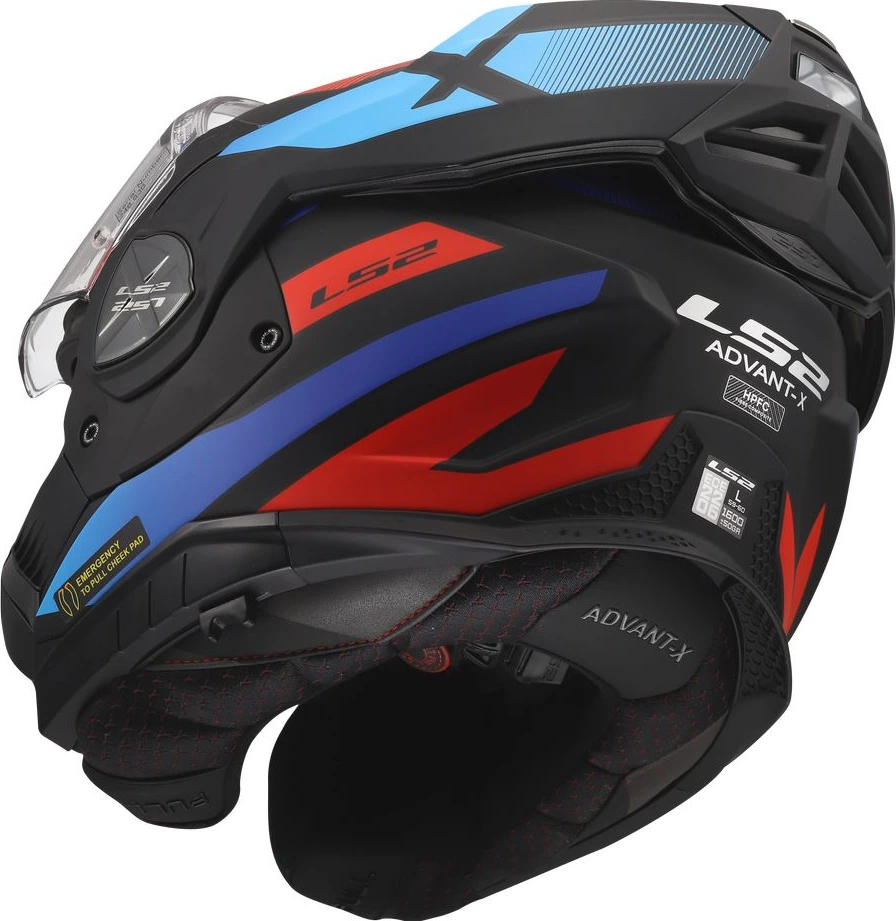 LS2 FF901 ADVANT X NOVA Helmet - Black H-V Yellow, L