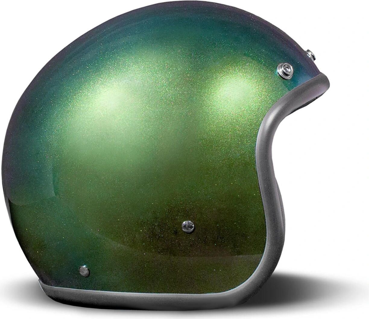 DMD Retro helmet Rainbow Green, L, Metallic