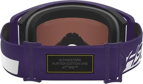 Alpinestars Goggle Supertech LTD HUNTA96 XXV PURPLE WHITE MIRROR SILVER