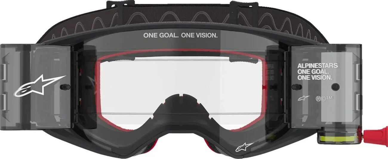 GOGGLE SUPERTECH CORP BLK/GRY CLEAR ROLL-OFF