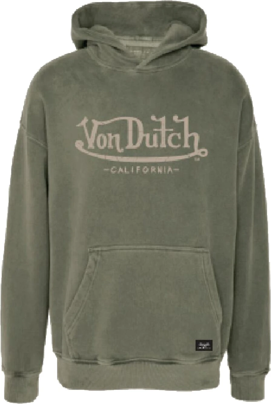 Von Dutch Youth hoodie, Khaki, S