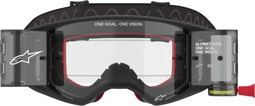 Alpinestars Goggle Supertech CORP Black/ Grey Clear ROLL-OFF
