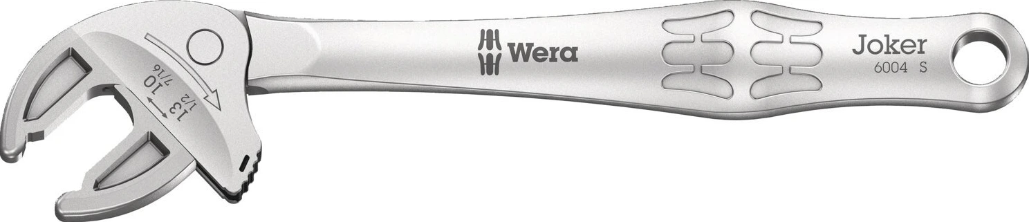 Wera adjustable wrench 10-13mm- 7/16-1/2" Joker S 6004 serie, 154 mm