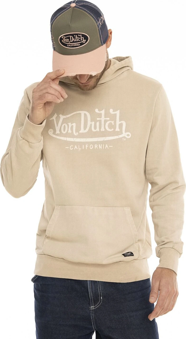 Von Dutch Youth hoodie, Brown, M