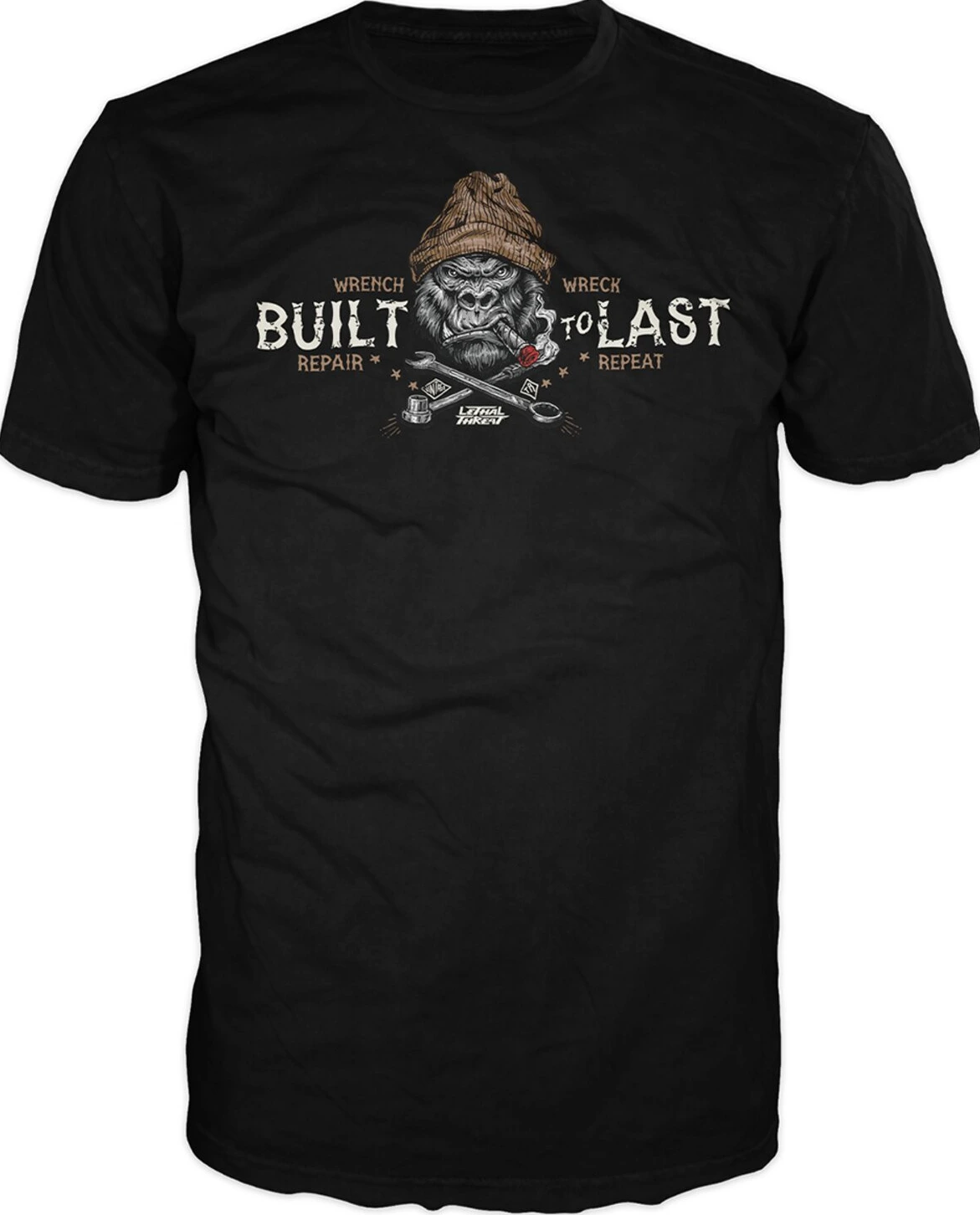 Lethal Threat Build Your Beast t-shirt black, L